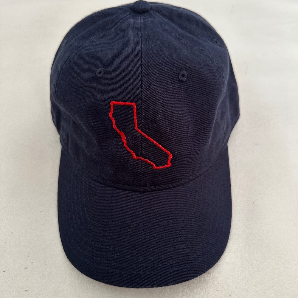 NEW California State Navy Blue Dad Hat Baseball Cap Hat One Size